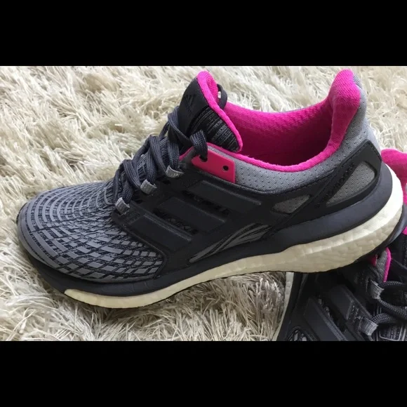 ADIDAS Womens size 6.5 ENERGY BOOST SNEAKERS - Picture 4 of 7